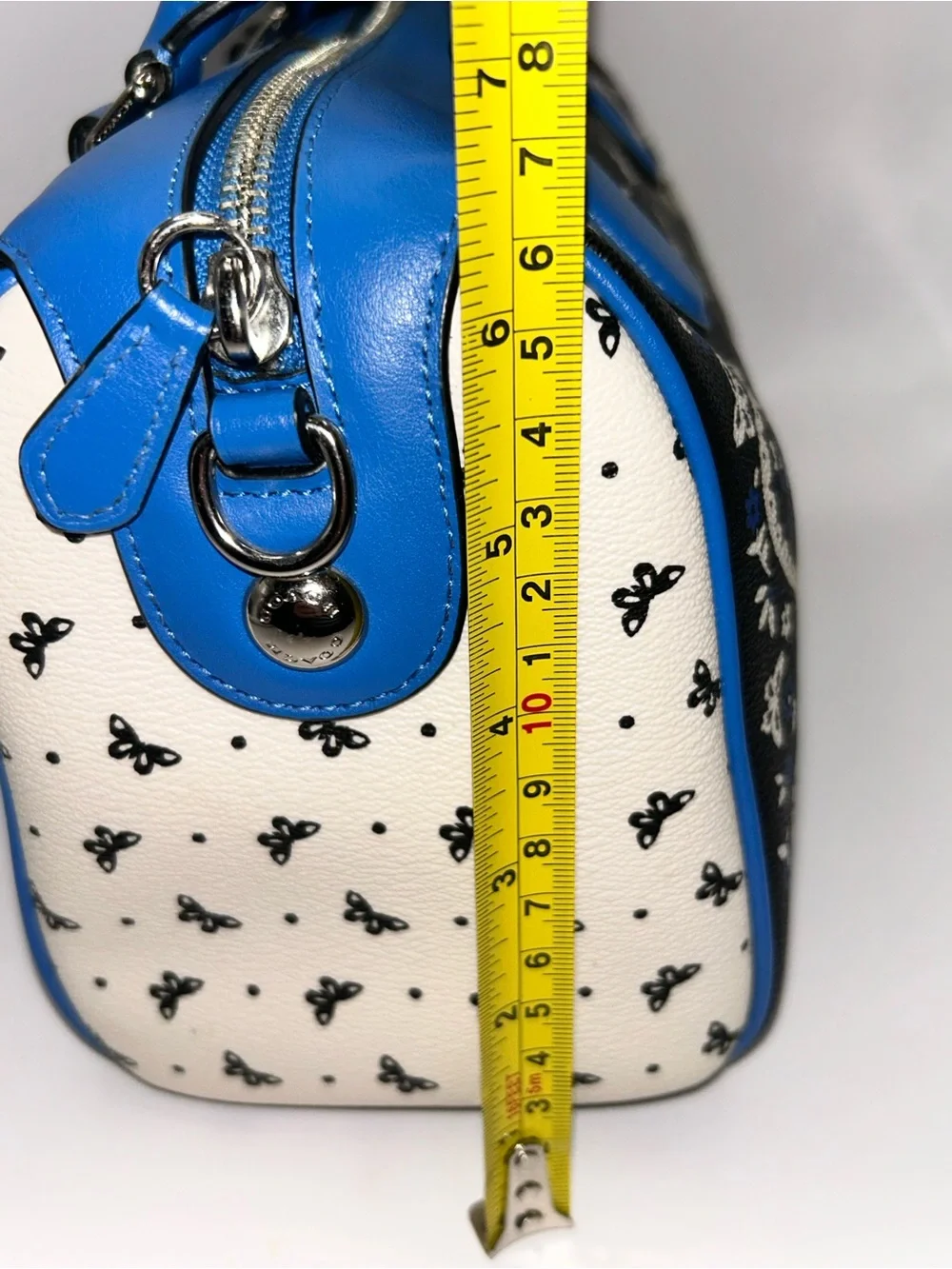Coach Mini Bennett Butterly Bandana Print Satchel